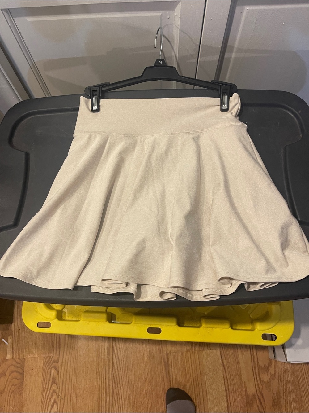 Old Navy Cream Circle Skater Skirt